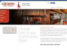 Tablet Screenshot of giraffereachsystem.com